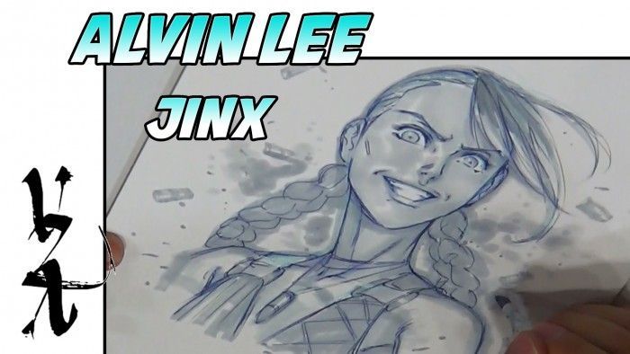 Apprenez à dessinez Jinx de League of Legends