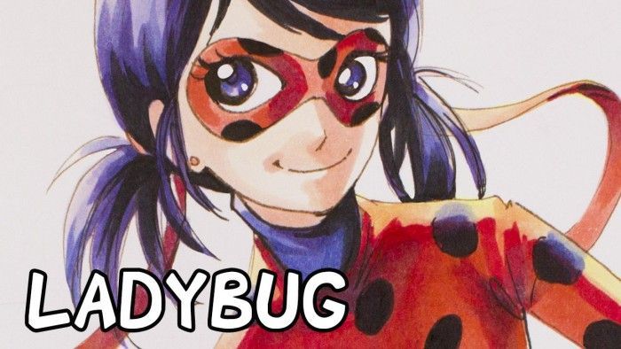 Tuto dessiner et colorier Miraculous Ladybug aux feutres Copic