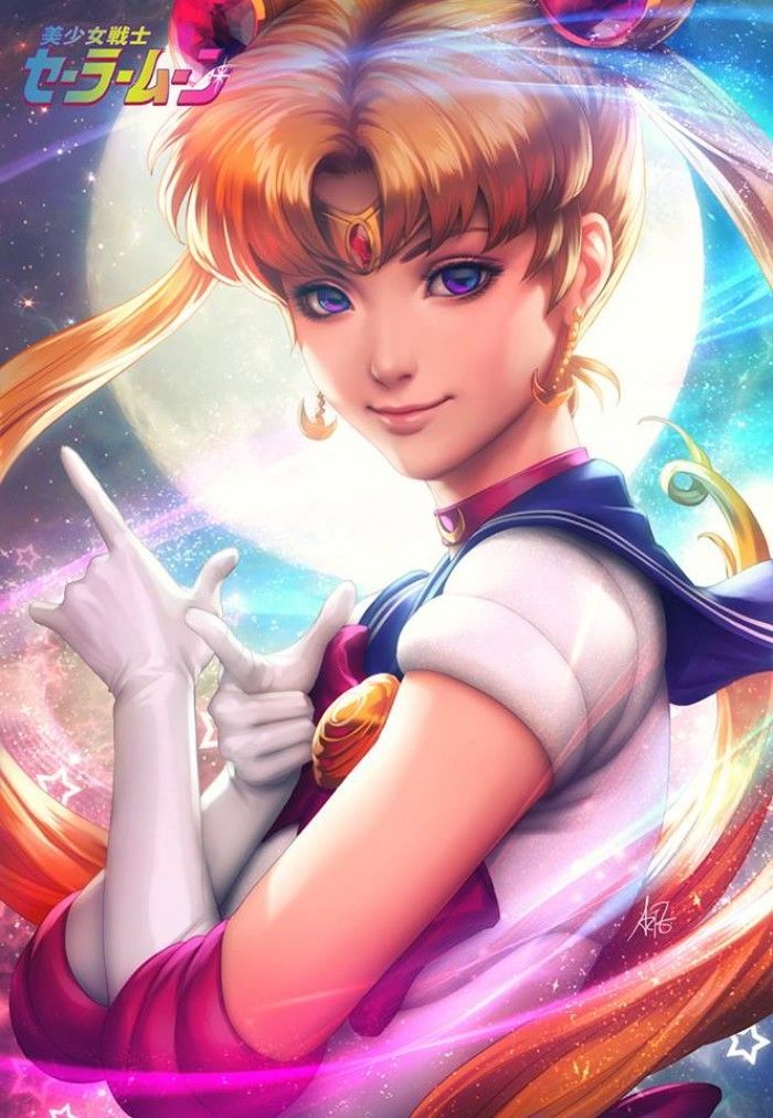 Sailor Moon : Coloriage sur Photoshop et Painter par Artgerm