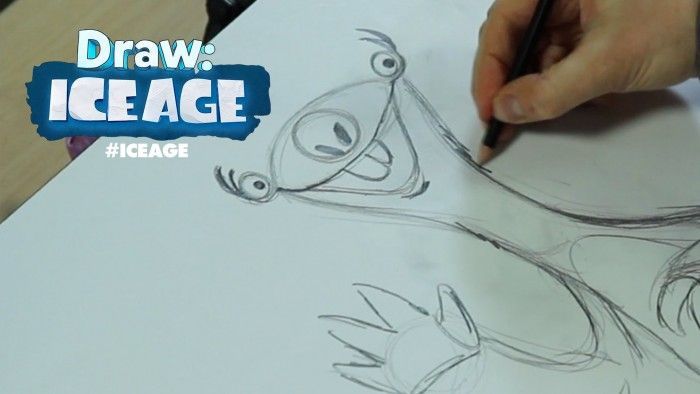 Apprendre à dessiner Sid de L'Age de Glace