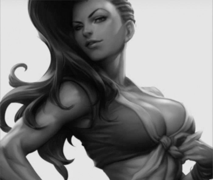 Street Fighter V : Portrait Laura Fury par Artgerm