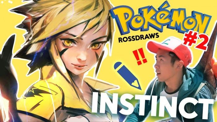 Dessiner Pokemon Go : Spark de la team Instinct par RossDraws !
