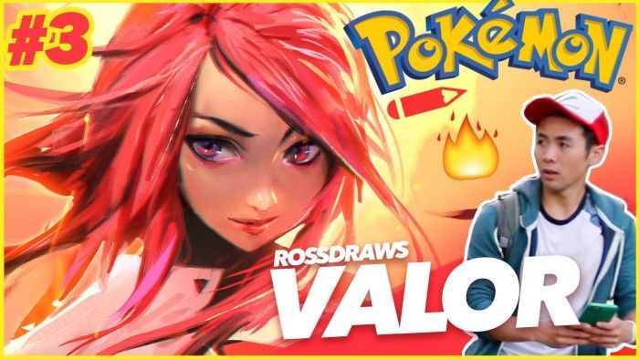 Dessiner Pokemon GO : Candela de la team Valor par RossDraws !