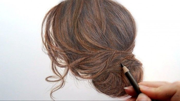 Tuto : Comment colorier des cheveux en brun aux crayons de couleur ?