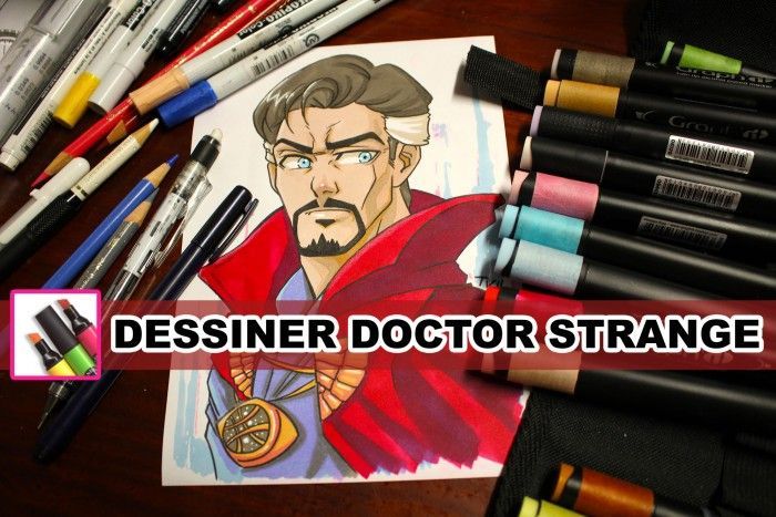 Dessiner Doctor Strange au Graph It en Art Challenge
