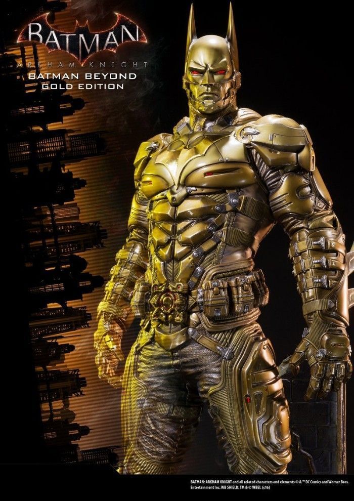 Batman: Arkham Knight Batman Beyond Statue Gold Edition