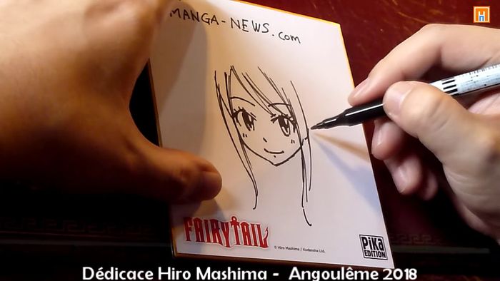 Fairy Tail : Dédicace Hiro Mashima à Angoulême 2018