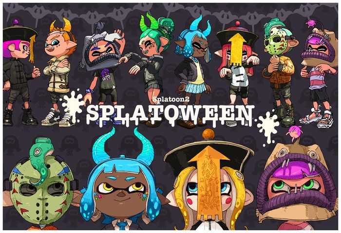 Dessins Splatoween : Splatoon fête Halloween - Partie 3