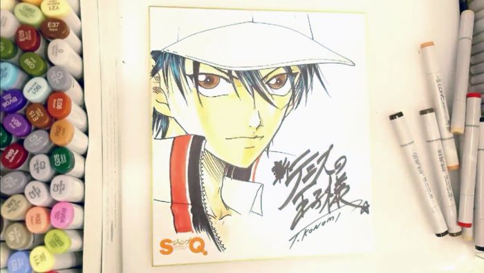 Prince Of Tennis : Dessin Ryoma par le mangaka au COPIC - Partie 1