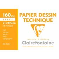Papier Dessin Technique Clairefontaine A4 160g