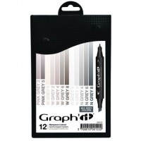 Set 12 Graph It - Mix Grey