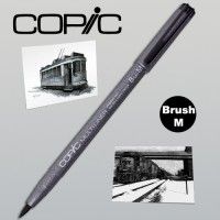 Copic Multiliner noir Brush moyen (BM)