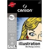 CANSON Illustration BD Manga Comics 250g 12f