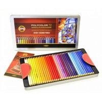 Boite 72 crayons de couleurs Polycolor
