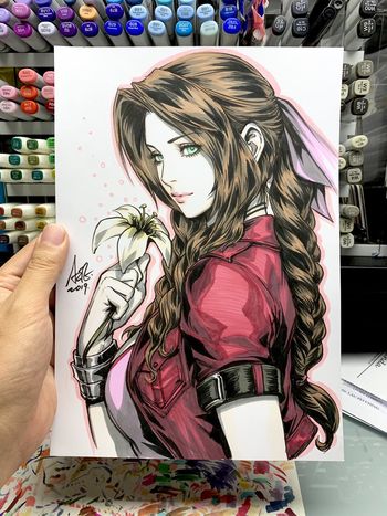 Dessins Final Fantasy par Artgerm